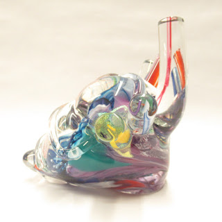 Alyssa Getz and Tom Cudmore Signed Human Heart Art Glass Sculpture