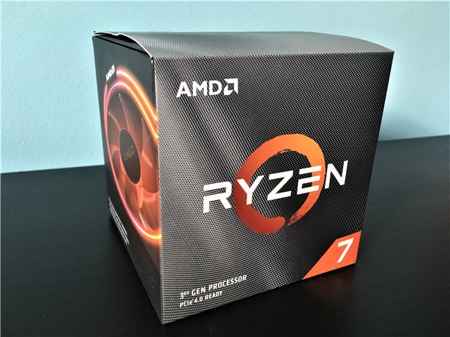 El paquete del AMD Ryzen 7 3700X