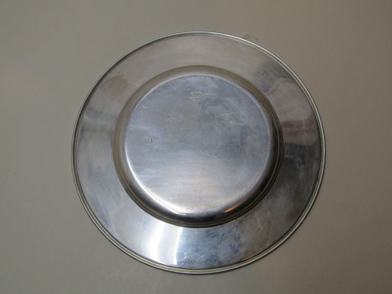 Set of 12 Sterling Silver Plates