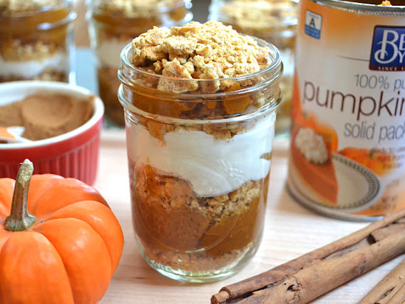 pumpkin yogurt parfaits