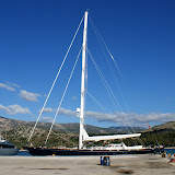 De haven van Argostoli (kustwacht).