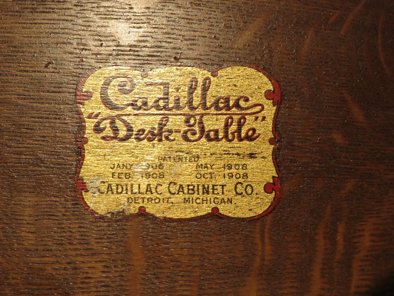 Cadillac Desk Table