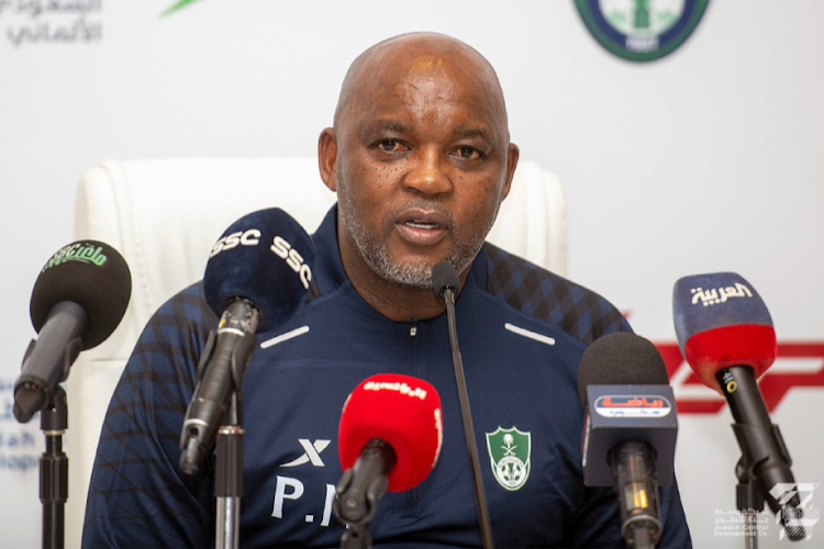 Al-Ahli Saudi FC coach Pitso Mosimane. File photo.