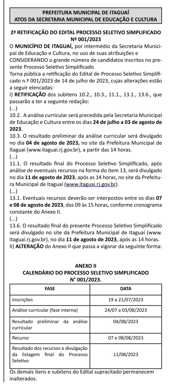 Prefeitura Municipal de Itaguaí