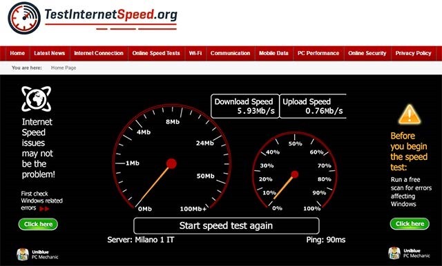 test-internet-speed