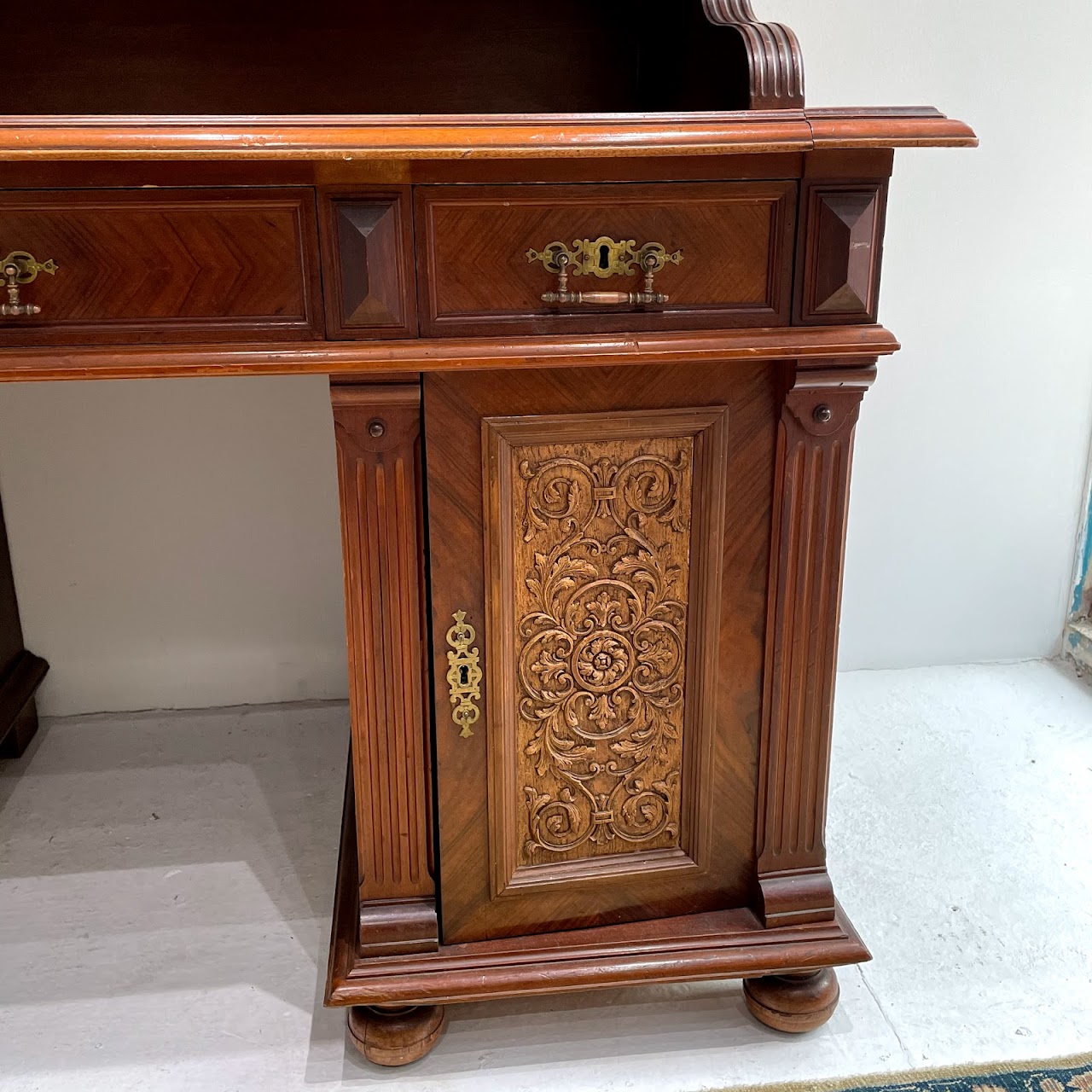 Eastlake Mahogany Desk