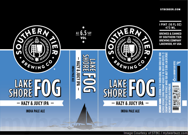 Southern Tier Adding Lake Shore Fog Hazy & Juicy IPA Cans