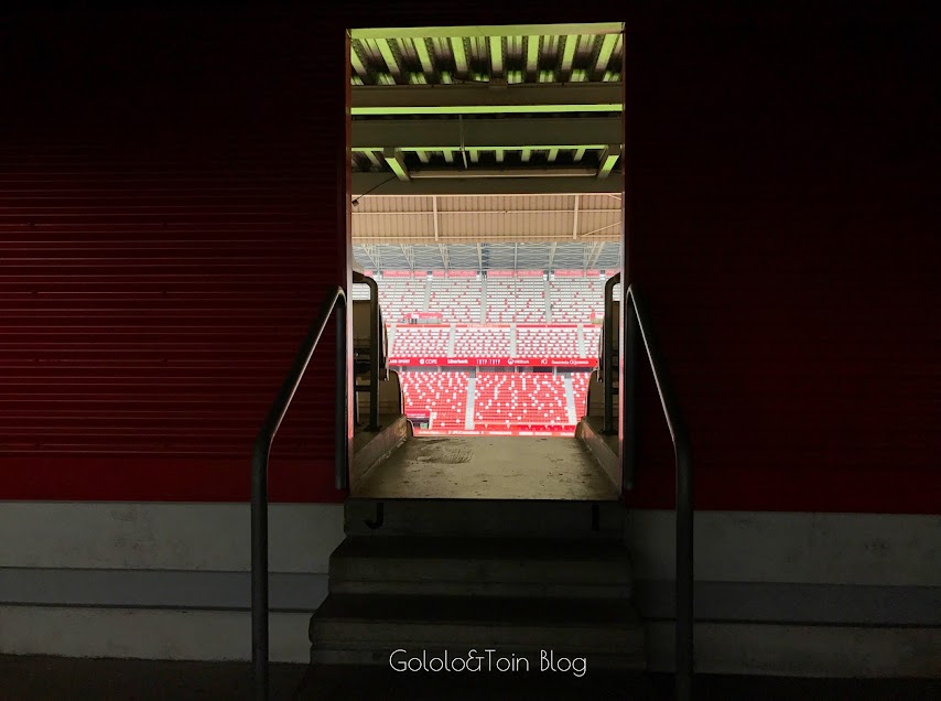 Molinón tour con niños Gradas del estadio El Molinón