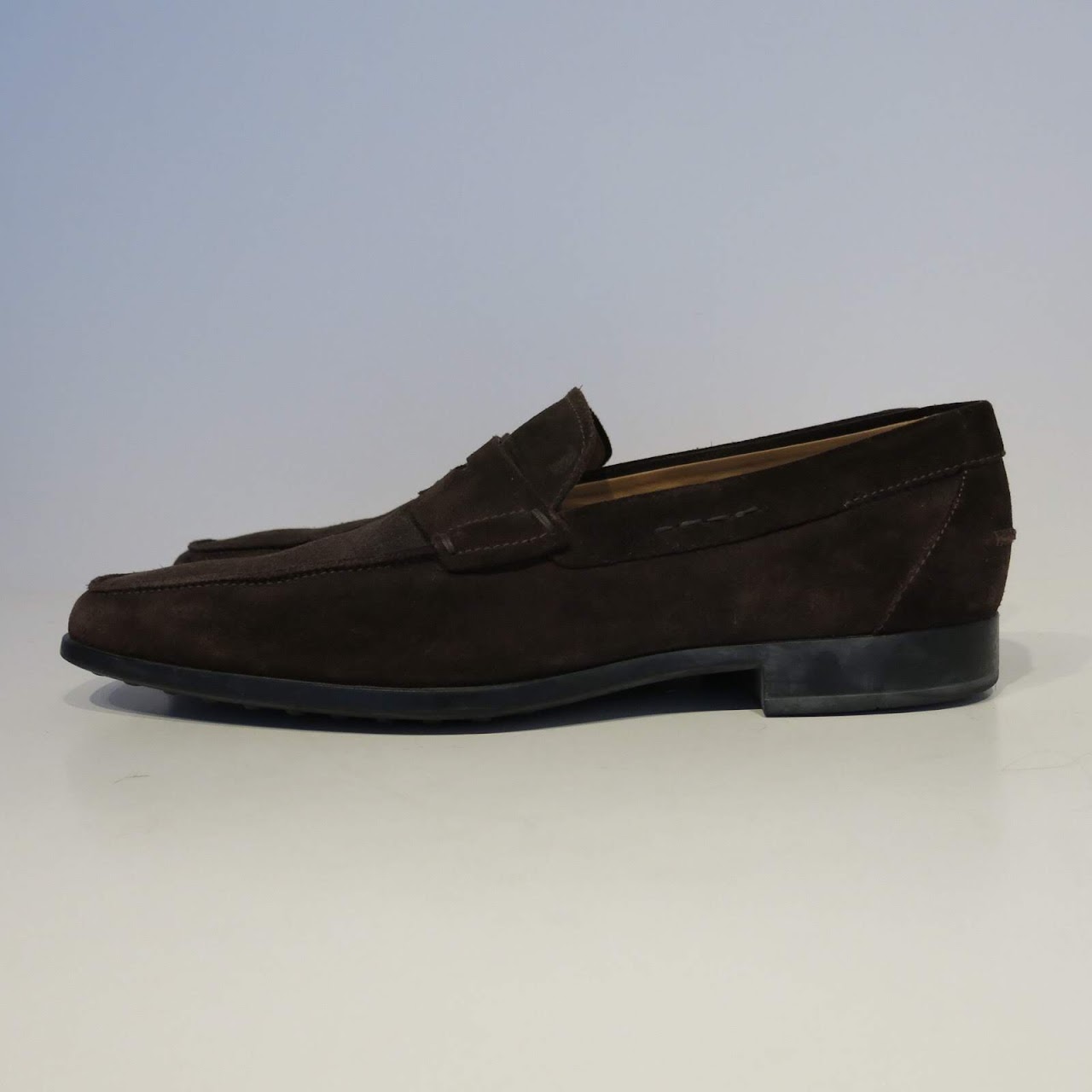 Tod's Brown Suede Loafers