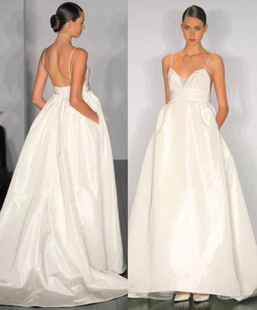Weiwei s blog wedding  dress  with pockets 