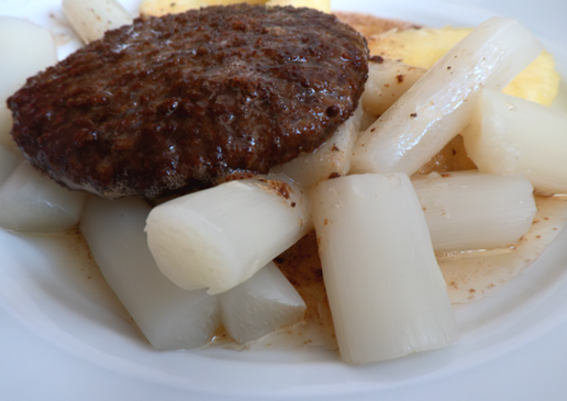 Foodporn: Burger Spargel Ananas