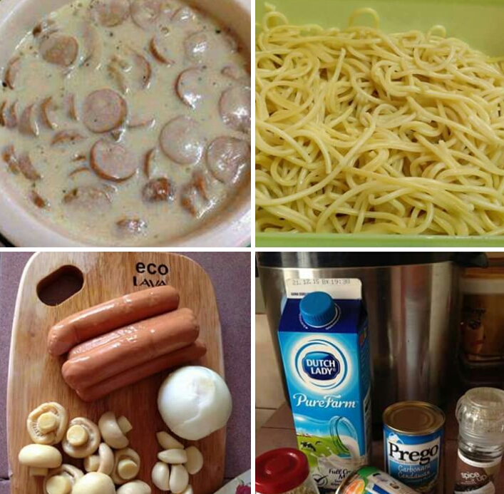 RESEPI SPAGHETTI CARBONARA ORIGINAL - Kisah Rumah Tangga