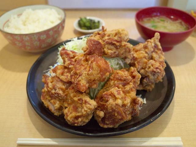 鳥からあげ定食