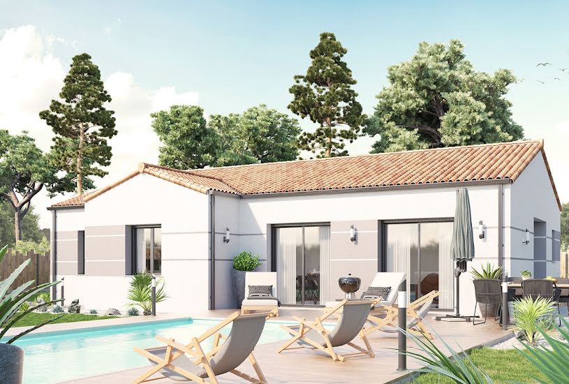  Vente Terrain + Maison - Terrain : 563m² - Maison : 97m² à Longeville-sur-Mer (85560) 