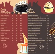 Bakewill's menu 1