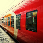 Xmas train, kind of. 20121218-01-red-train.jpg
