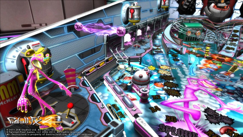 Hình ảnh trong game Pinball FX2 (screenshot)