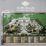 the entire map of War Memorial of Korea in Seoul, South Korea 