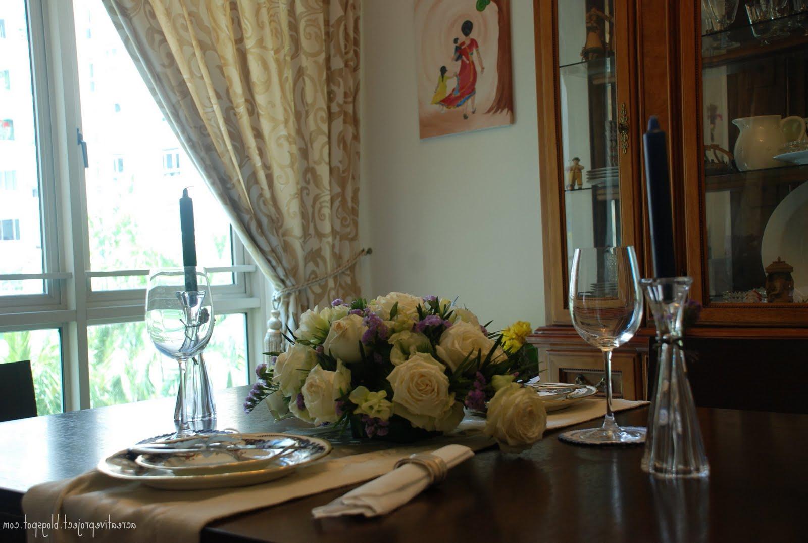 white party table decorations