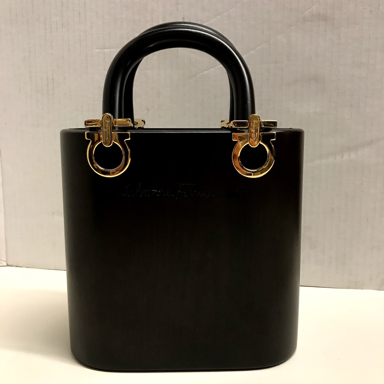 Salvatore Ferragamo Wooden Tote