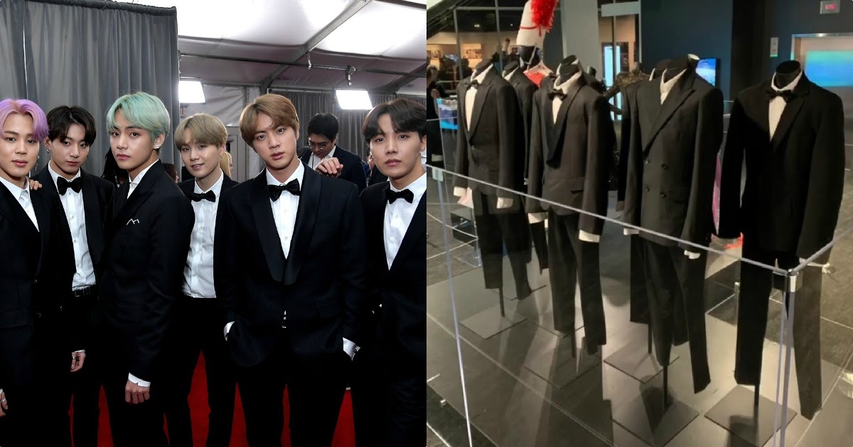 BTS' 2019 Grammys Outfits Display at Museum