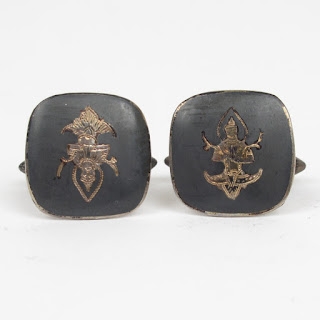 Siam Sterling Silver Cufflinks