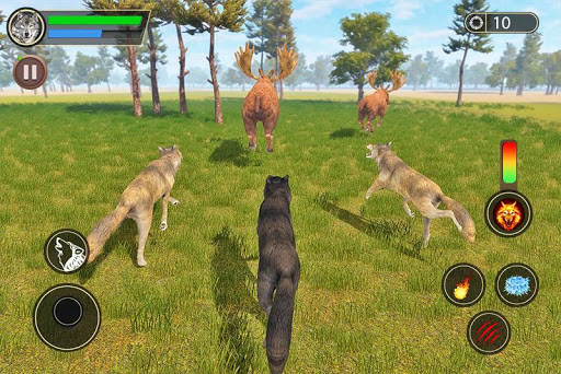 Télécharger simulateur de loup: jeu de jungle sauvage  APK MOD (Astuce) screenshots 2