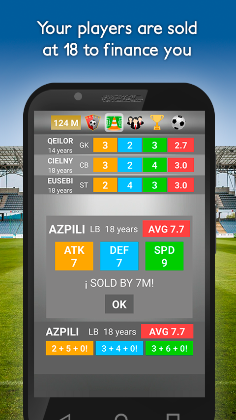 World soccer stars Screen 3