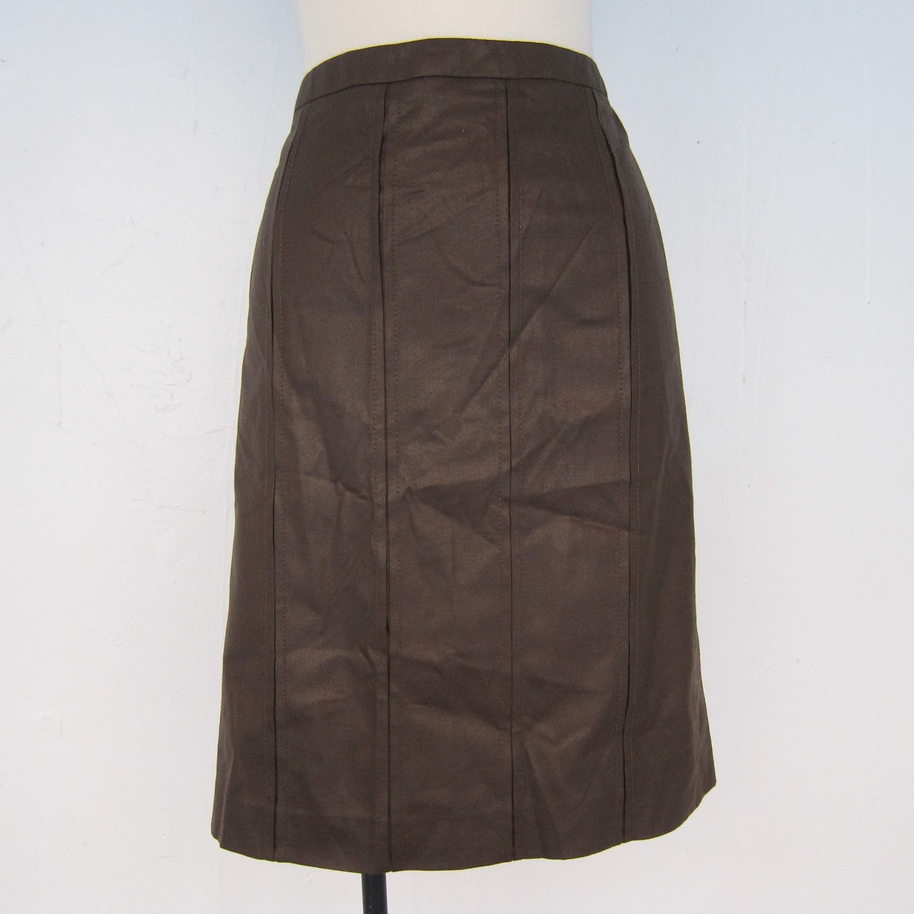 Etro Coated Wool Skirt