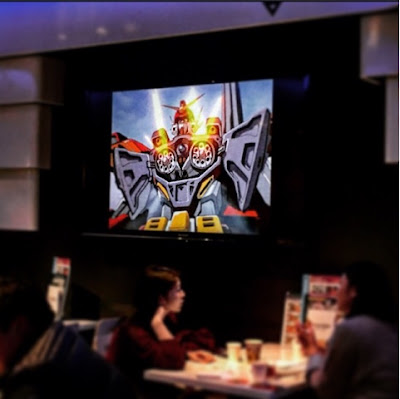 Gundam cafe in akihabara tokyo