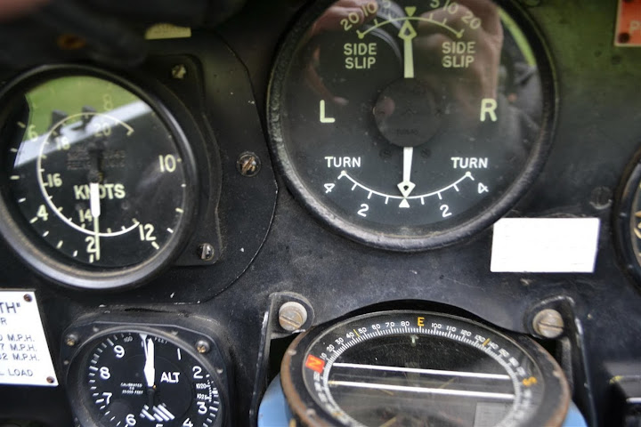 WWII Tiger Moth Instrument Panel