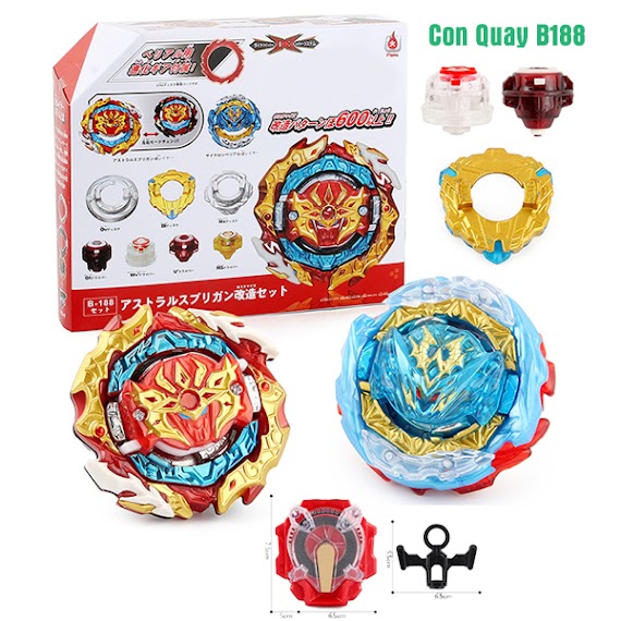 Đồ Chơi Con Quay B188 Kèm Tay Quay | Con Quay Beyblade B188