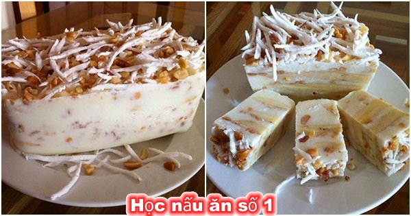 Hướng dẫn cách làm kem chuối cốt dừa