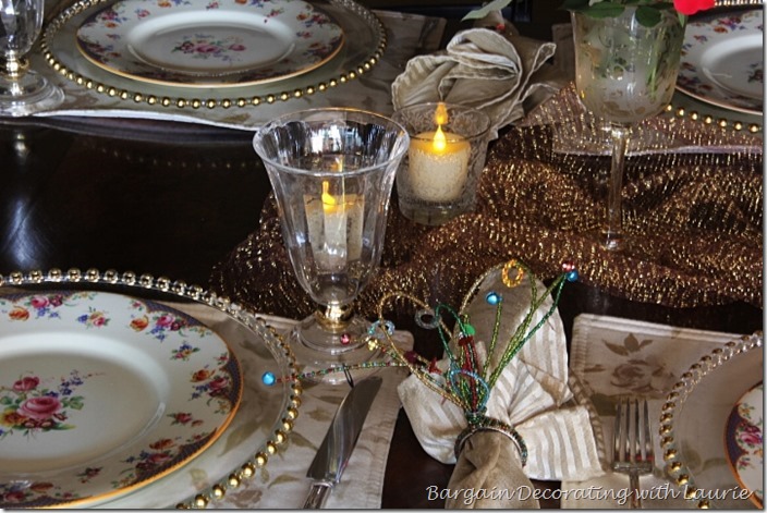 Birthday Dinner Tablescape