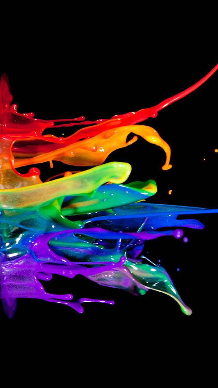 Color Splash Wallpaper for iPhone