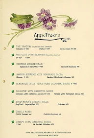 Imperfecto menu 3