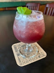 Blueberry Basil Sour Mocktail