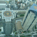 helipads on skyscrapers in yokohama in Yokohama, Japan 