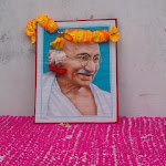 Celebration in honor of Gandhi's Birthday