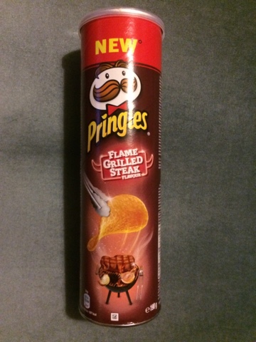 A Review A Day: Today's Review: Flame Grilled Steak Pringles