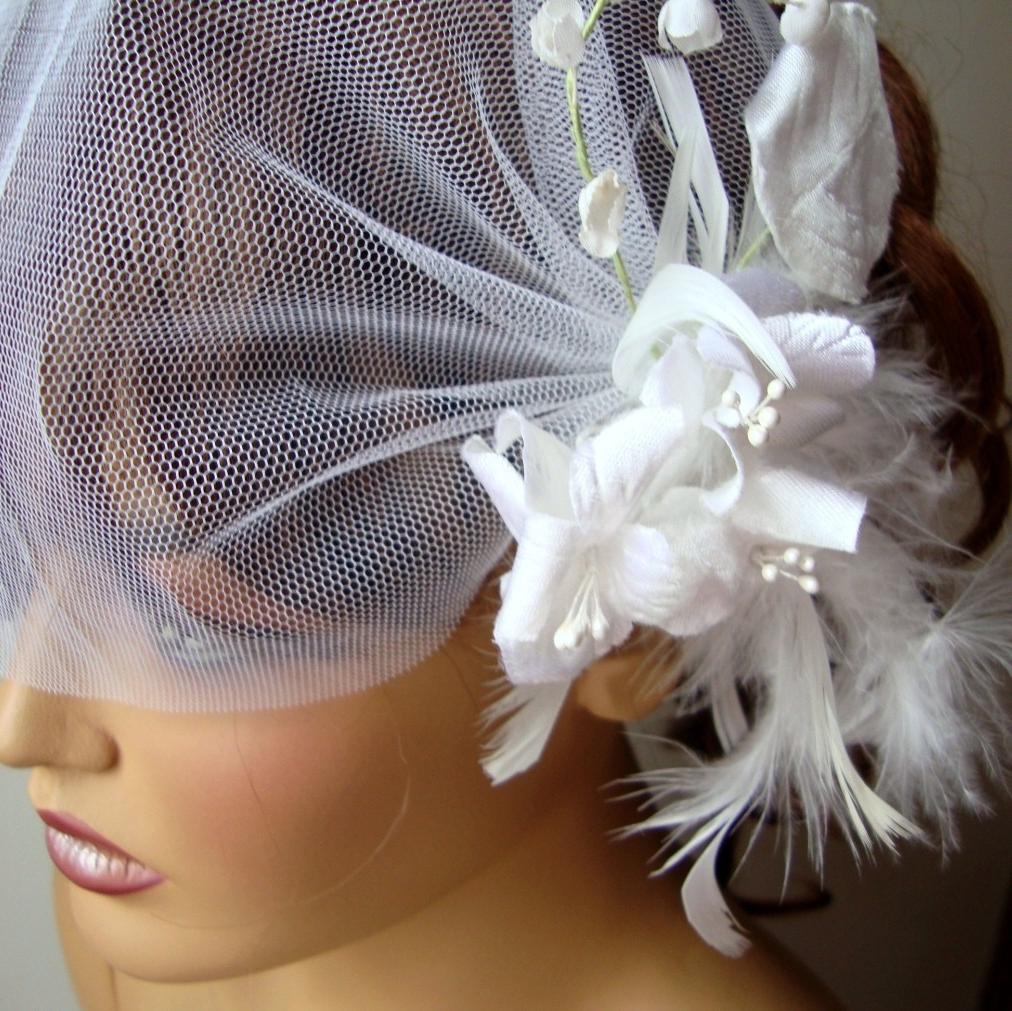 birdcage veil hairstyles