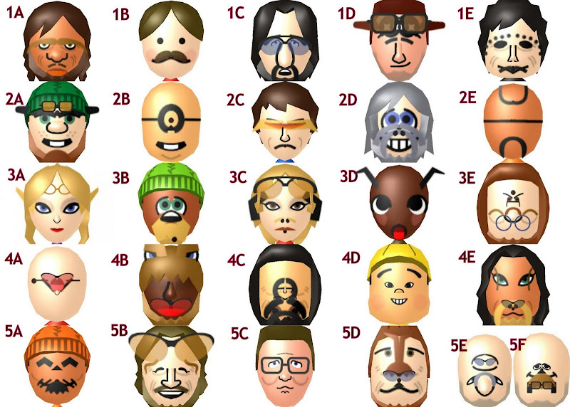 Picture Match Mii A Z Quiz By Druhutch