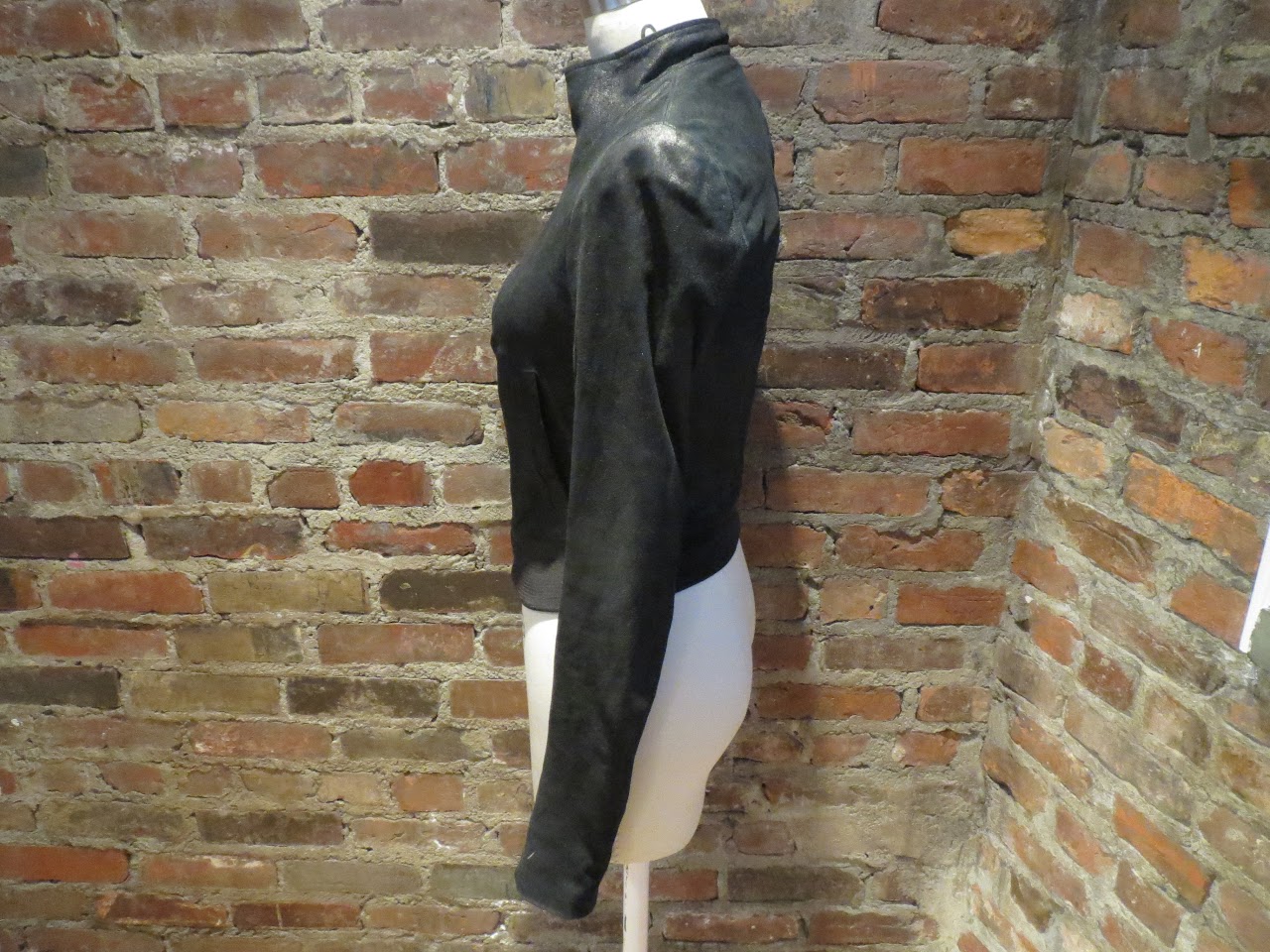 Rick Owens Asymmetrical  Leather Jacket