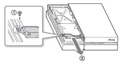 HDD PS4를 제거