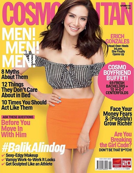 Erich Gonzales for Cosmo Sept. 2015