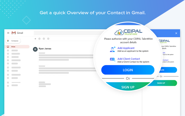 Screenshot of Ceipal for Gmail