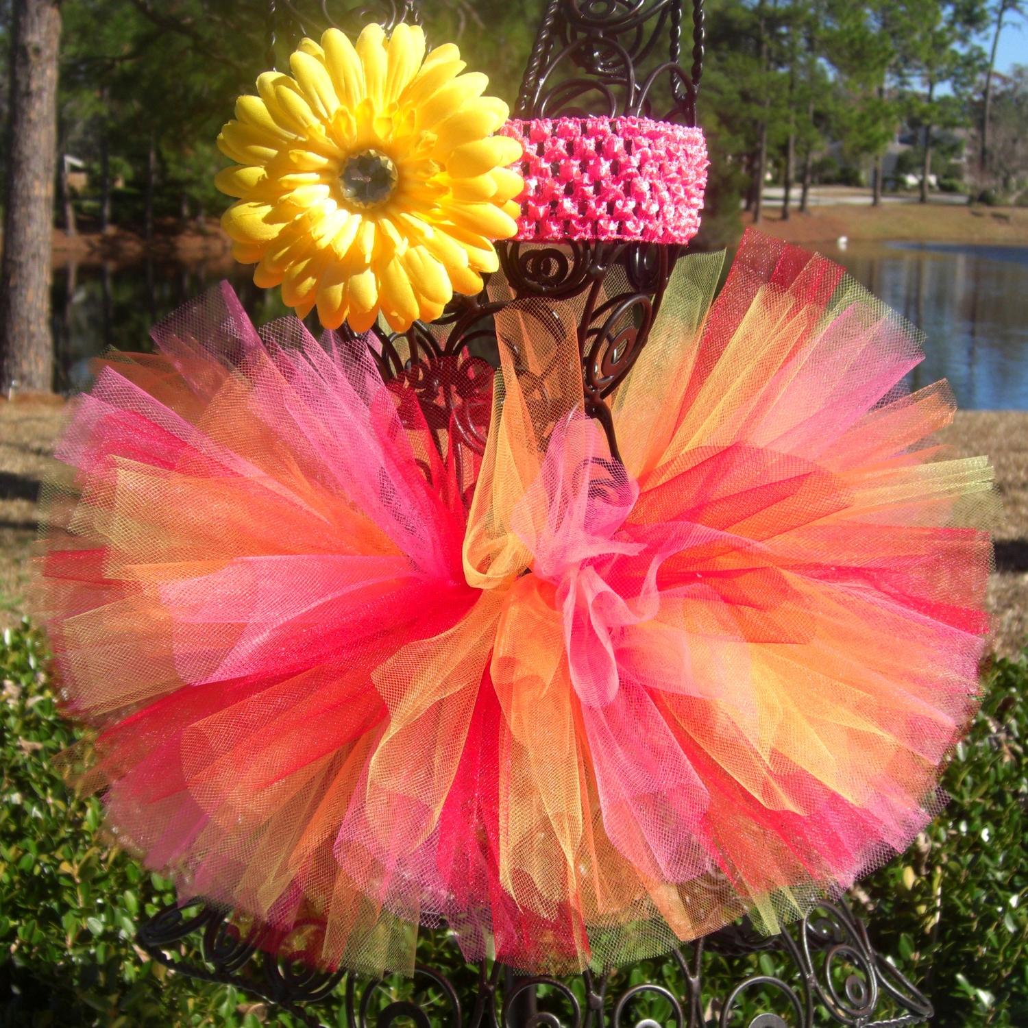 Baby TUTU Pink, Orange, Red,