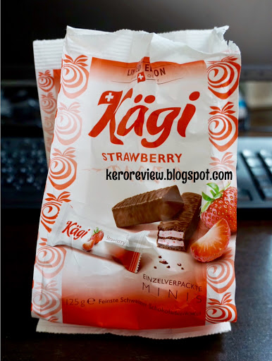 รีวิว คากิ เวเฟอร์ช็อกโกแลตรสสตรอว์เบอร์รี่มินิ (CR) Review Limited Edition Chocolate wafer strawberry mini ,Kagi Brand.