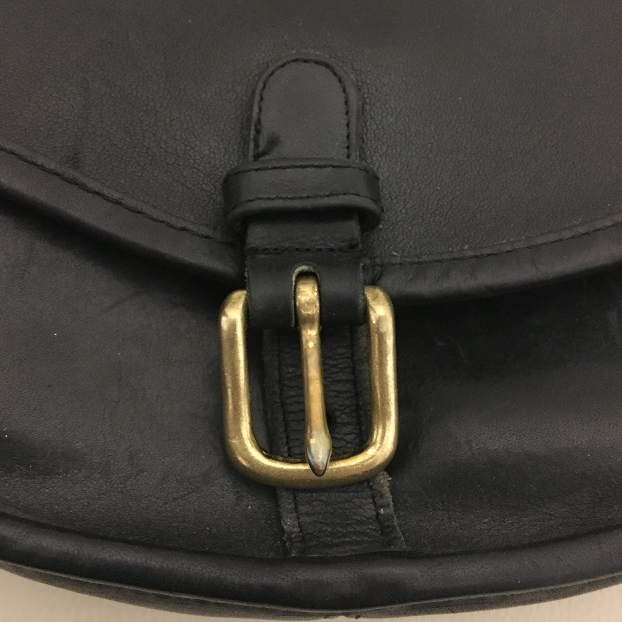 Coach Black Buckle Bag