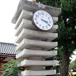 cool looking clock in asakusa in Asakusa, Japan 
